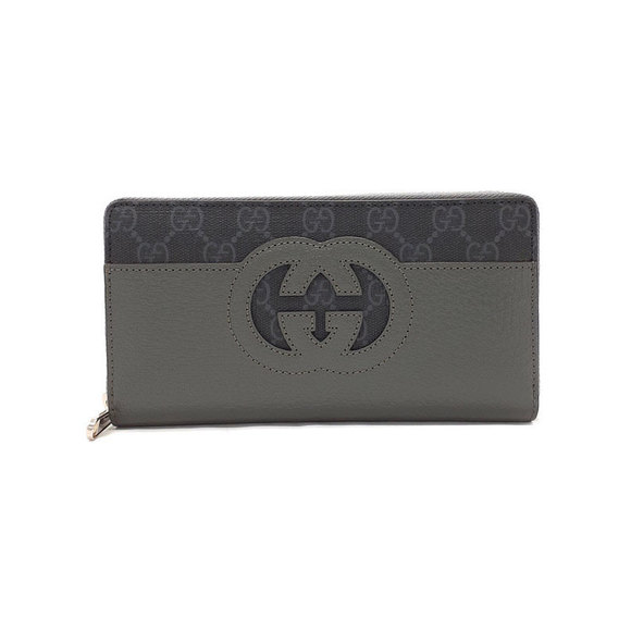 Gucci Wallet Interlocking Long GG Zip - Picture 1 of 5